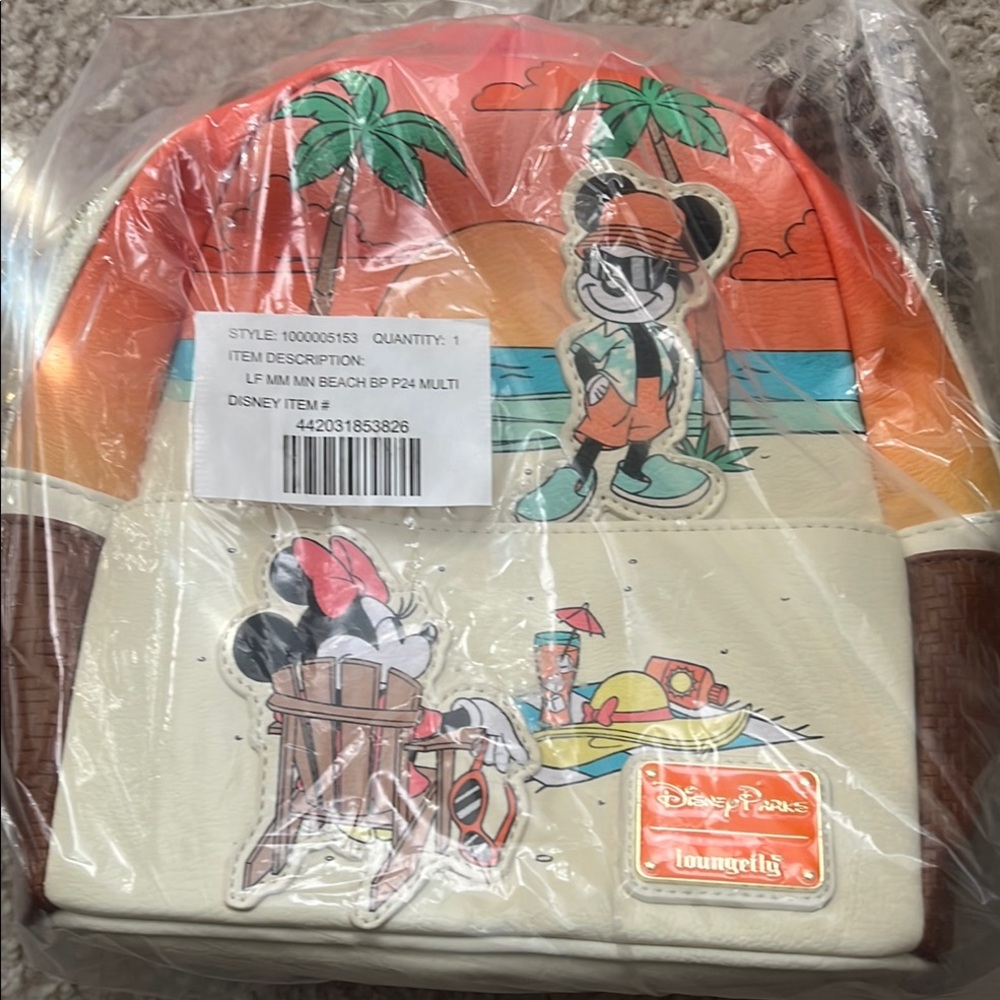 Disney Loungefly Tropical Backpack